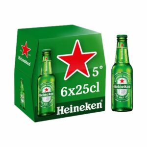 Bière Heineken Premium - Pack 6 x 25cl
