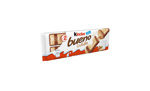 Kinder - Bueno tablettes de chocolat blanc, noisette